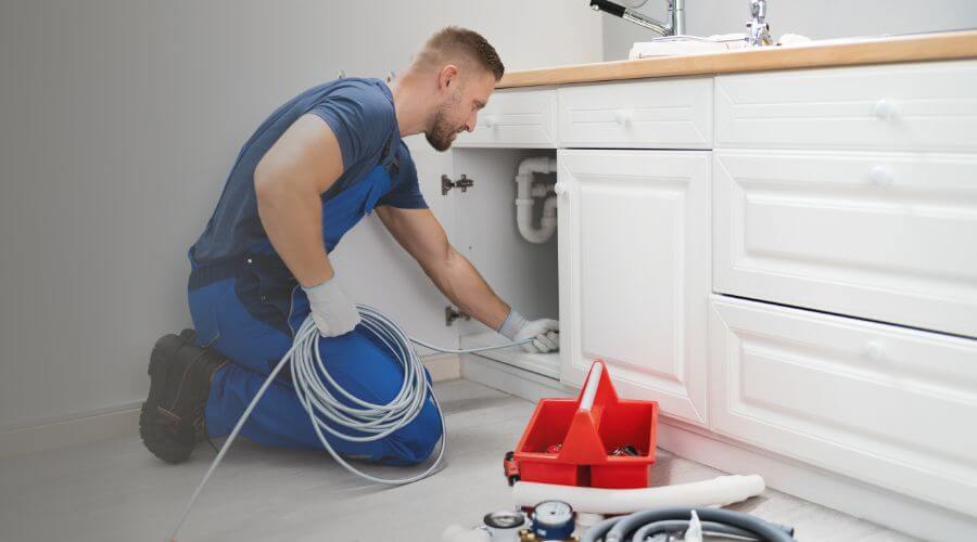 Expert burst pipe repair services in New Blaine, AR